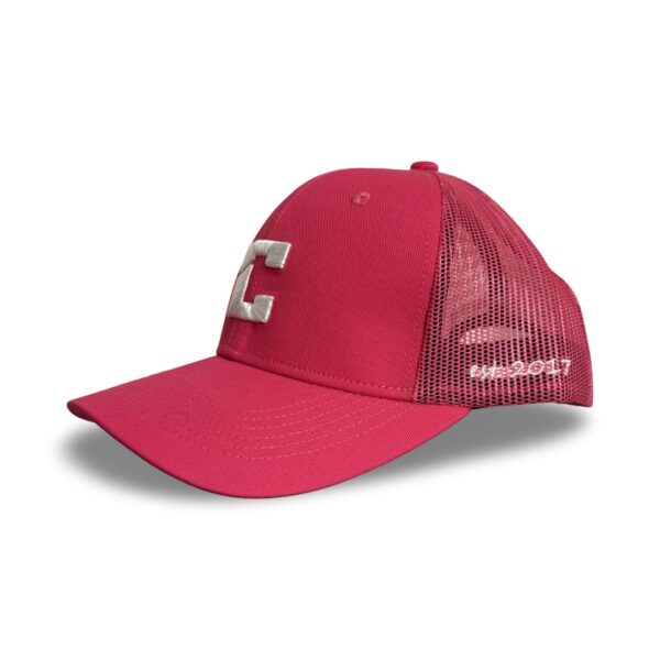 Flamingo Trucker Cap/Swan Stitch - Image 3