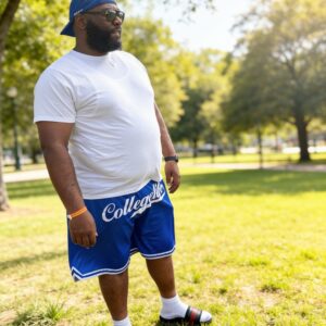 Mesh Basketball Shorts Blue