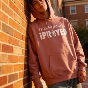 THIS MORNING iPRAYED (Mauve/Swan Print) Unisex