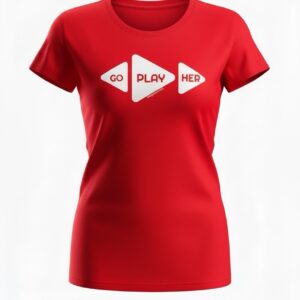 (Female) GO PLAY HER (red/white ink)