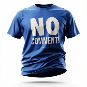 NO COMMENT! (Bubble Gum Blue)