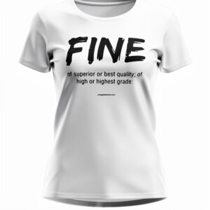 FINE (Female) Caribbean Cloud/Black Print