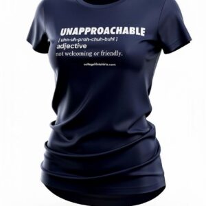 UNAPPROACHABLE (Female) Blueberry/White Print
