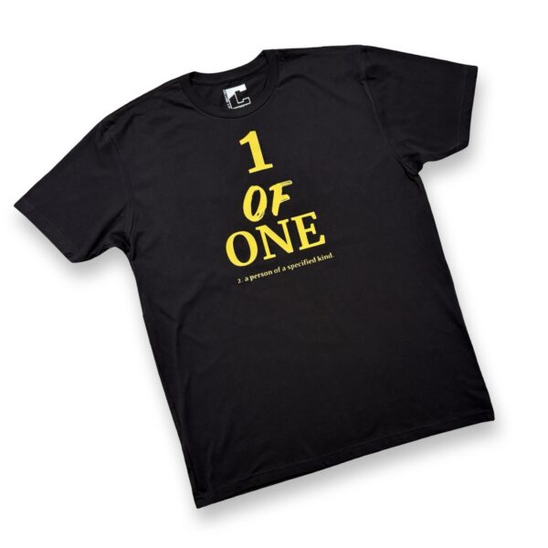 1 OF ONE (unisex)  Crow/Mustard Print - Image 2