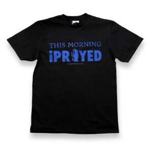 THIS MORNING iPRAYED (Crow/Blueberry Print) Unisex