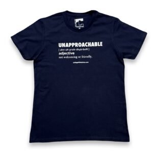 UNAPPROACHABLE (Female) Blueberry/White Print