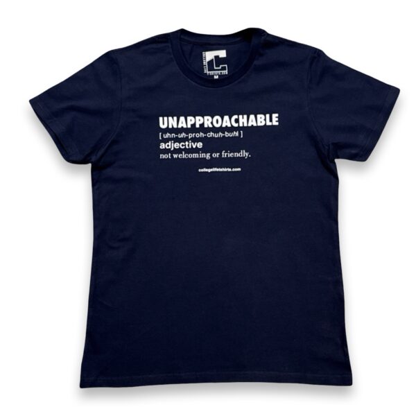 UNAPPROACHABLE (Female) Blueberry/White Print