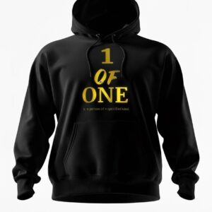 1 OF ONE HOODIE (unisex) Paridise Crow/Bumble Bee Print