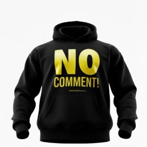 NO COMMENT! Hoodie Paradise Crow/Swan Print (Unisex)