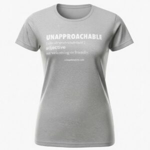 UNAPPROACHABLE (Female) Wolf GRAY/SWAN PRINT