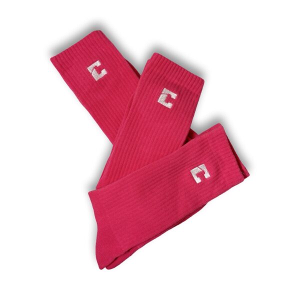 (3 PACK) FLAMINGO SOCKS/SWAN STITCH - Image 2