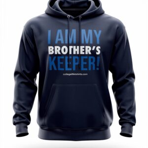 I AM MY BROTHER’S KEEPER! (BLUE BERRY/CORN FLOWER PRINT) UNISEX