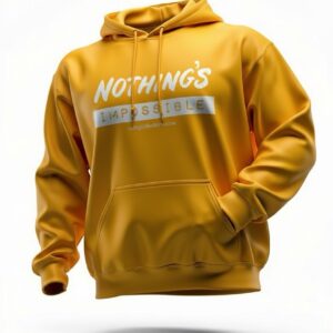 NOTHING’S IMPOSSIBLE (BULLDOG  GOLD/SWAN PRINT)