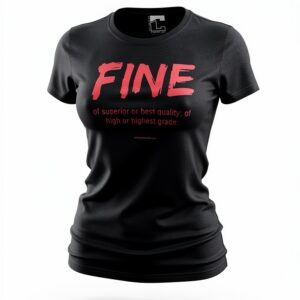 FINE (Female) Paradise Crow/Cherry print