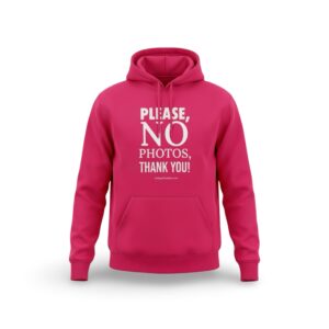 NO PHOTO’S (Flaming Hoodie/Swan Print)