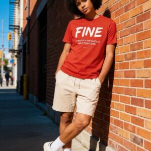 FINE (Female) Cherry/Cloud Print