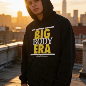 BIG BODY ERA (HOODIE) 50/50 Paradise Crow/Mustard & Swan Print